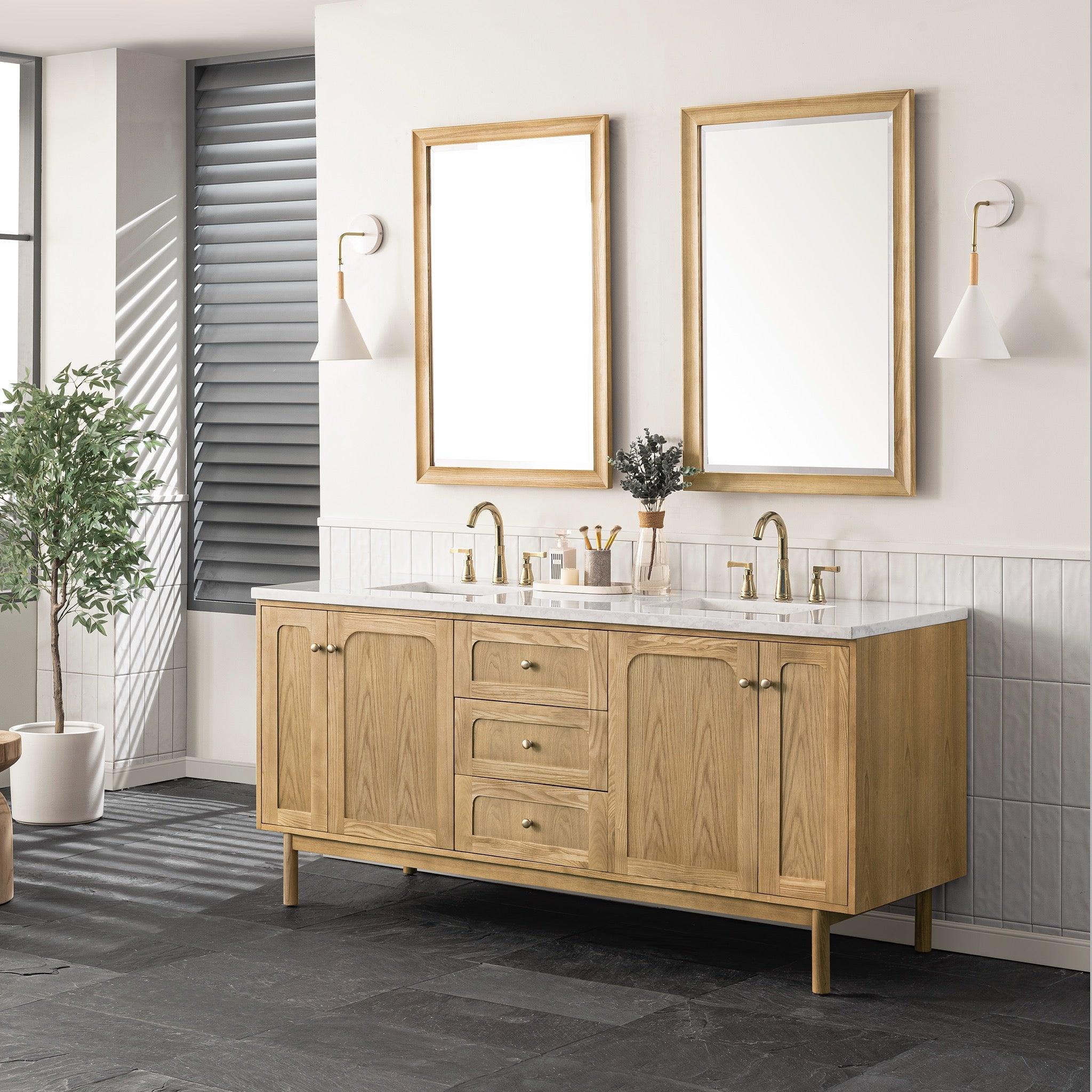 Laurent 72" Double Vanity - NJ Artisan Cabinets