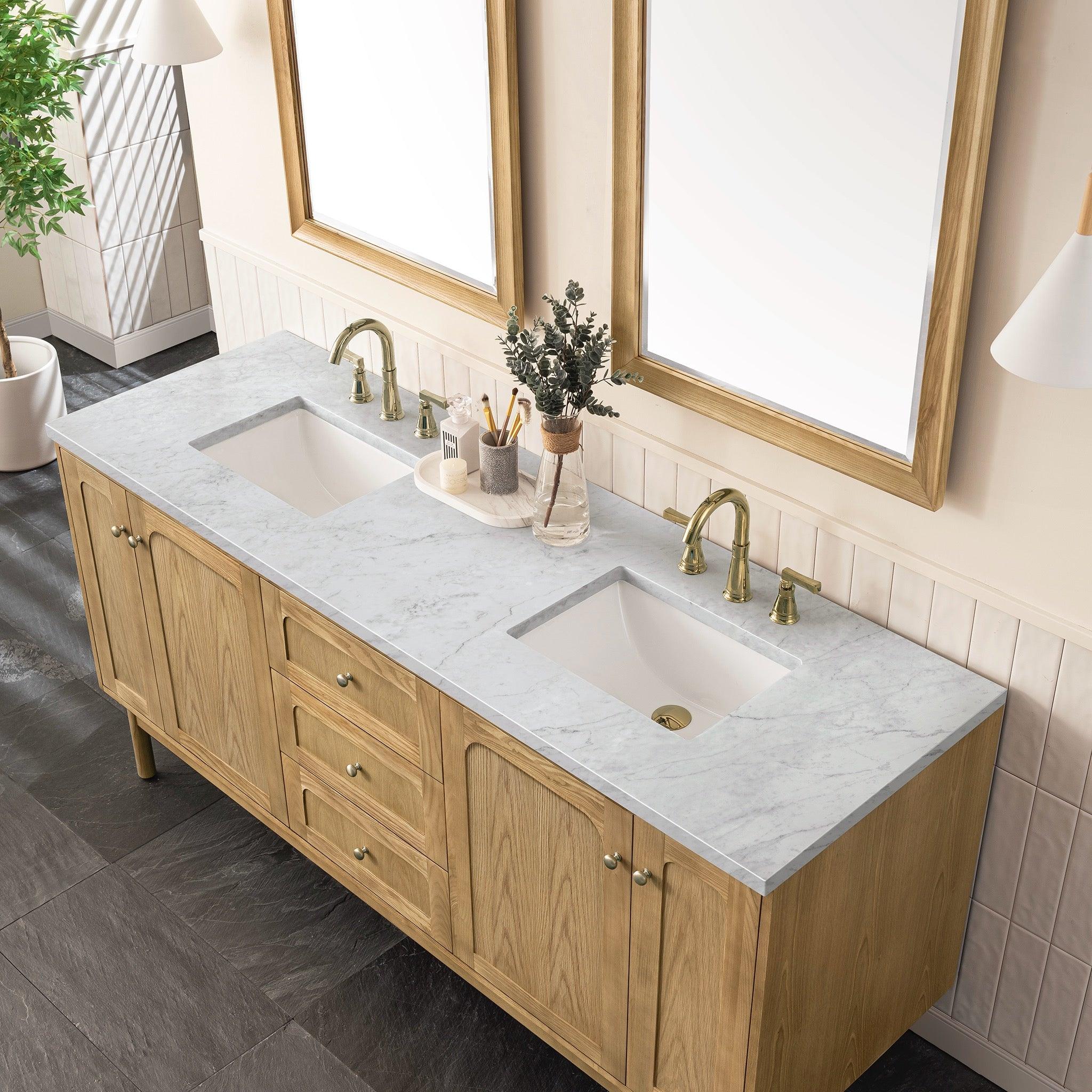 Laurent 72" Double Vanity - NJ Artisan Cabinets