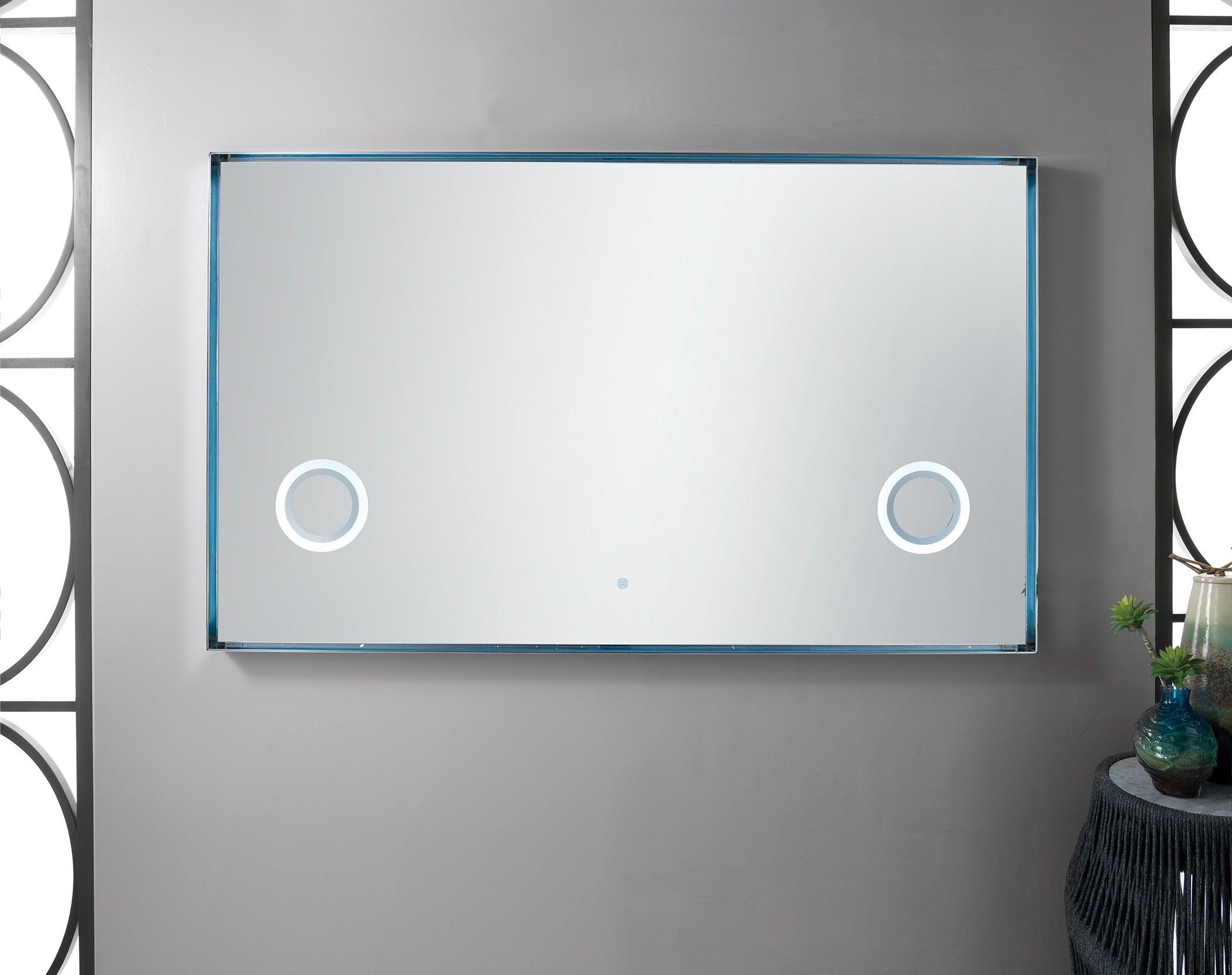 JMV Levitate 70 inch led mirror polished nickel lifestyle