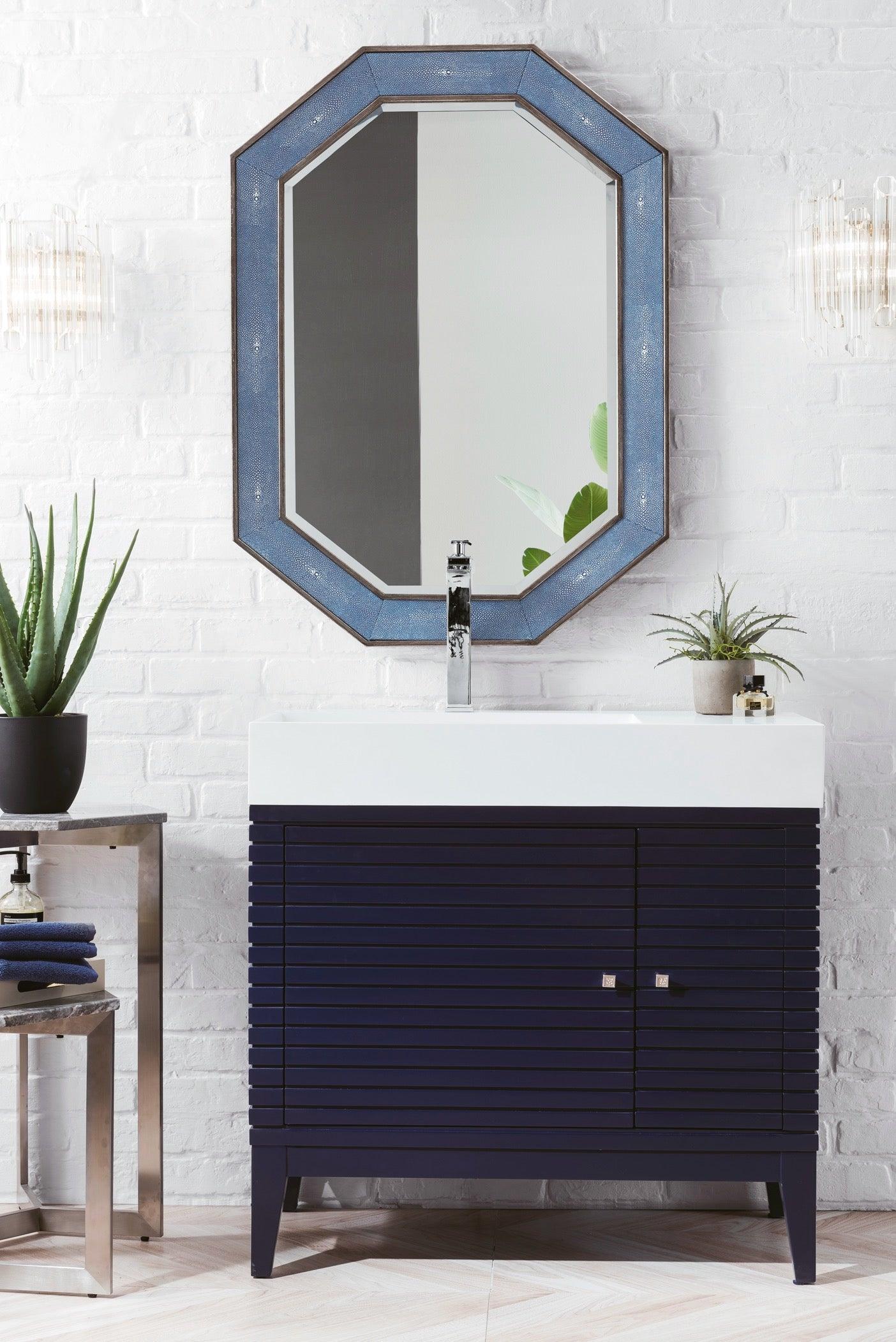 Linear 36" Single Vanity - NJ Artisan Cabinets