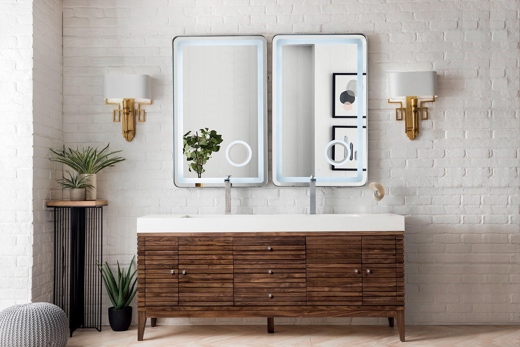 Linear 72" Double Vanity - NJ Artisan Cabinets