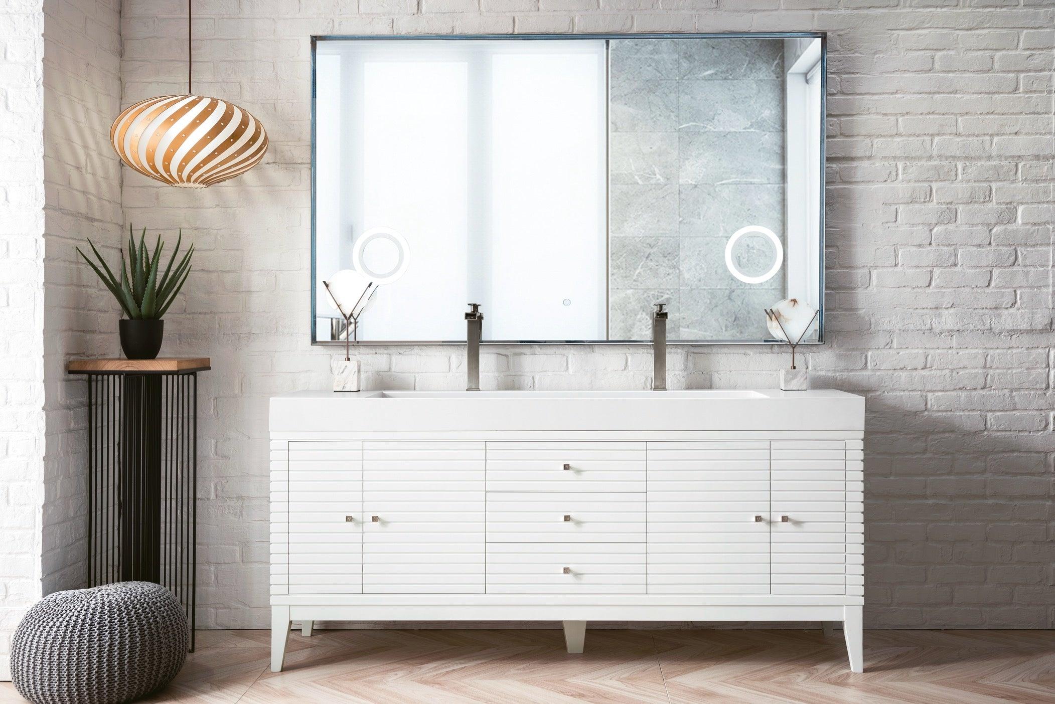 Linear 72" Double Vanity - NJ Artisan Cabinets