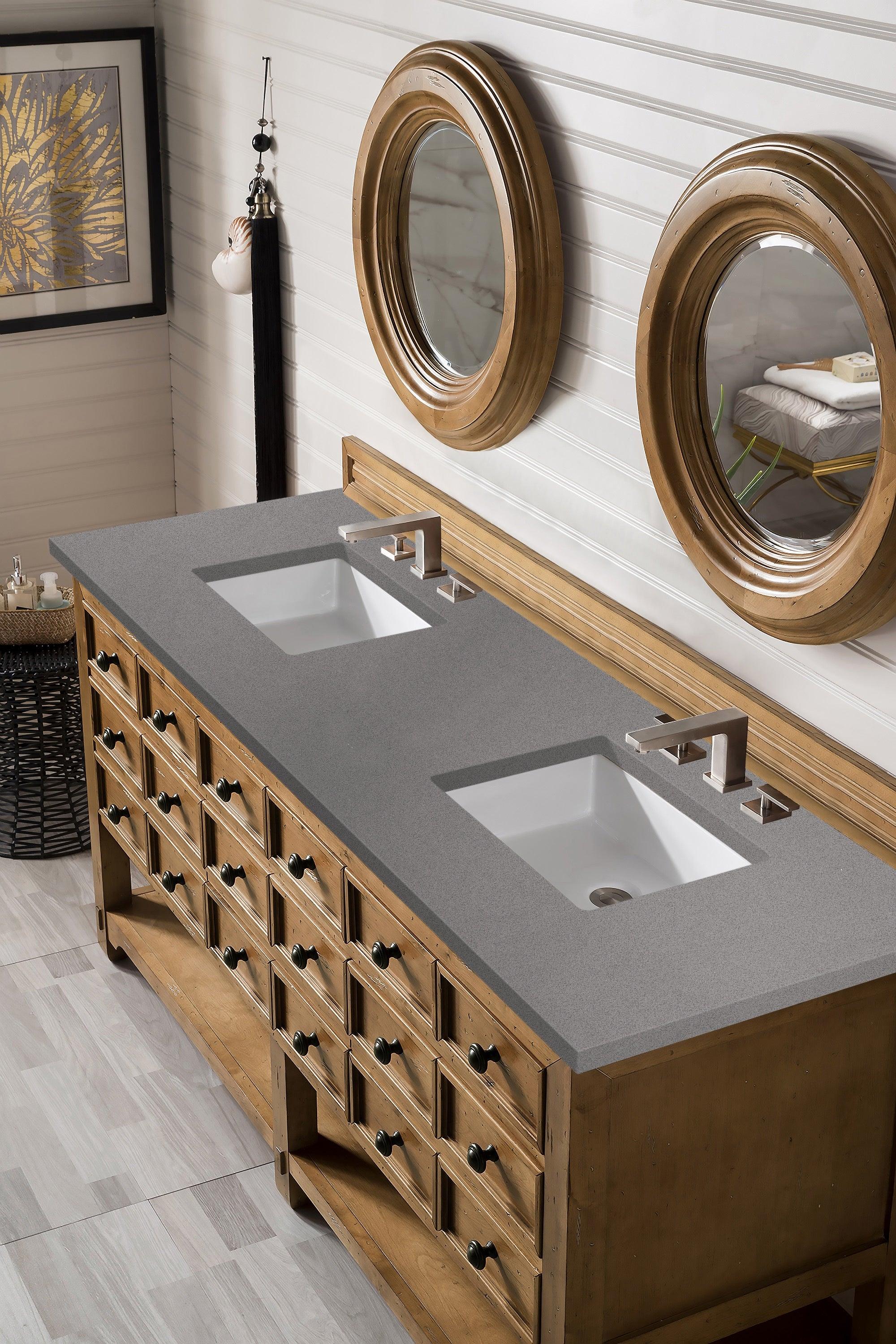 Malibu 72" Double Vanity - NJ Artisan Cabinets