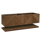 JMV Marcello 72 inch vanity chestnut