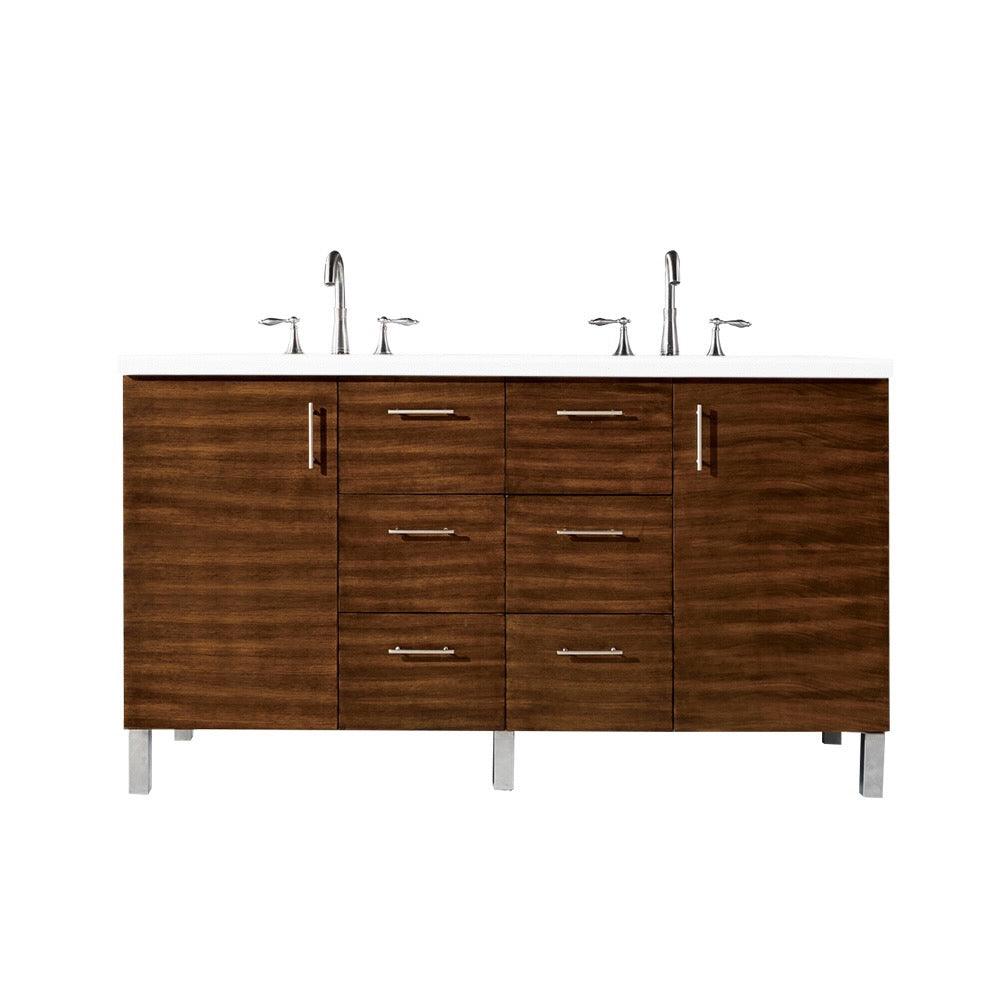 Metropolitan 60" Double Vanity - NJ Artisan Cabinets