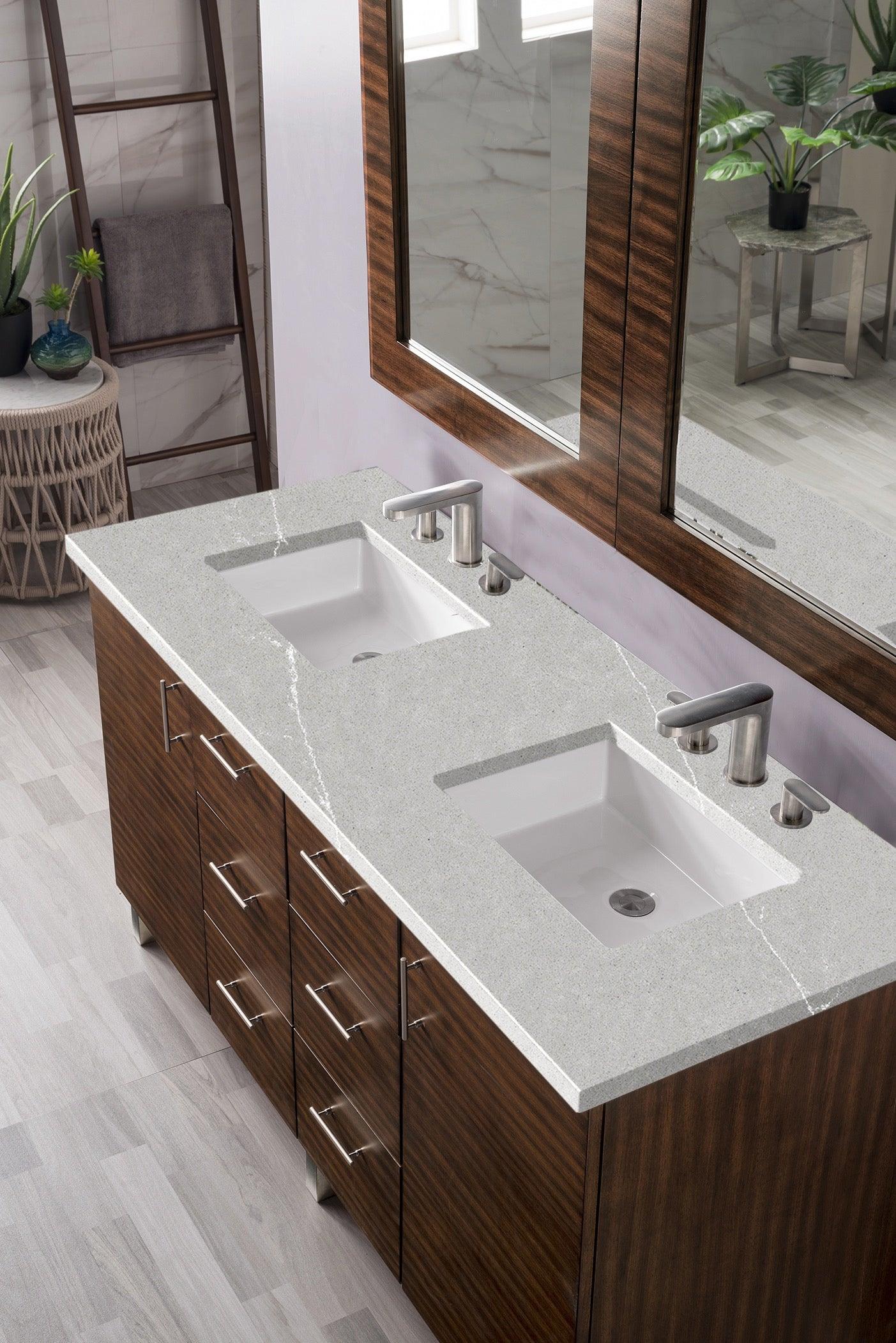 Metropolitan 60" Double Vanity - NJ Artisan Cabinets