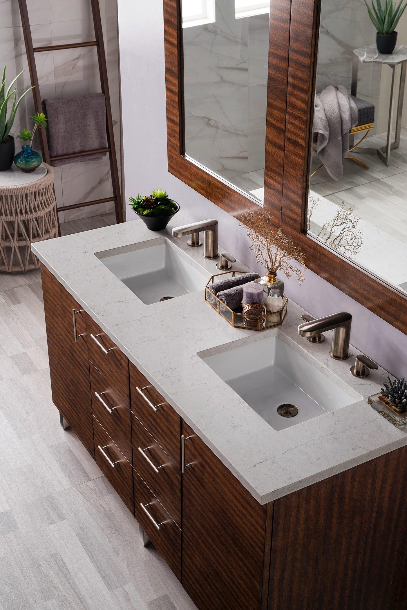 Metropolitan 60" Double Vanity - NJ Artisan Cabinets