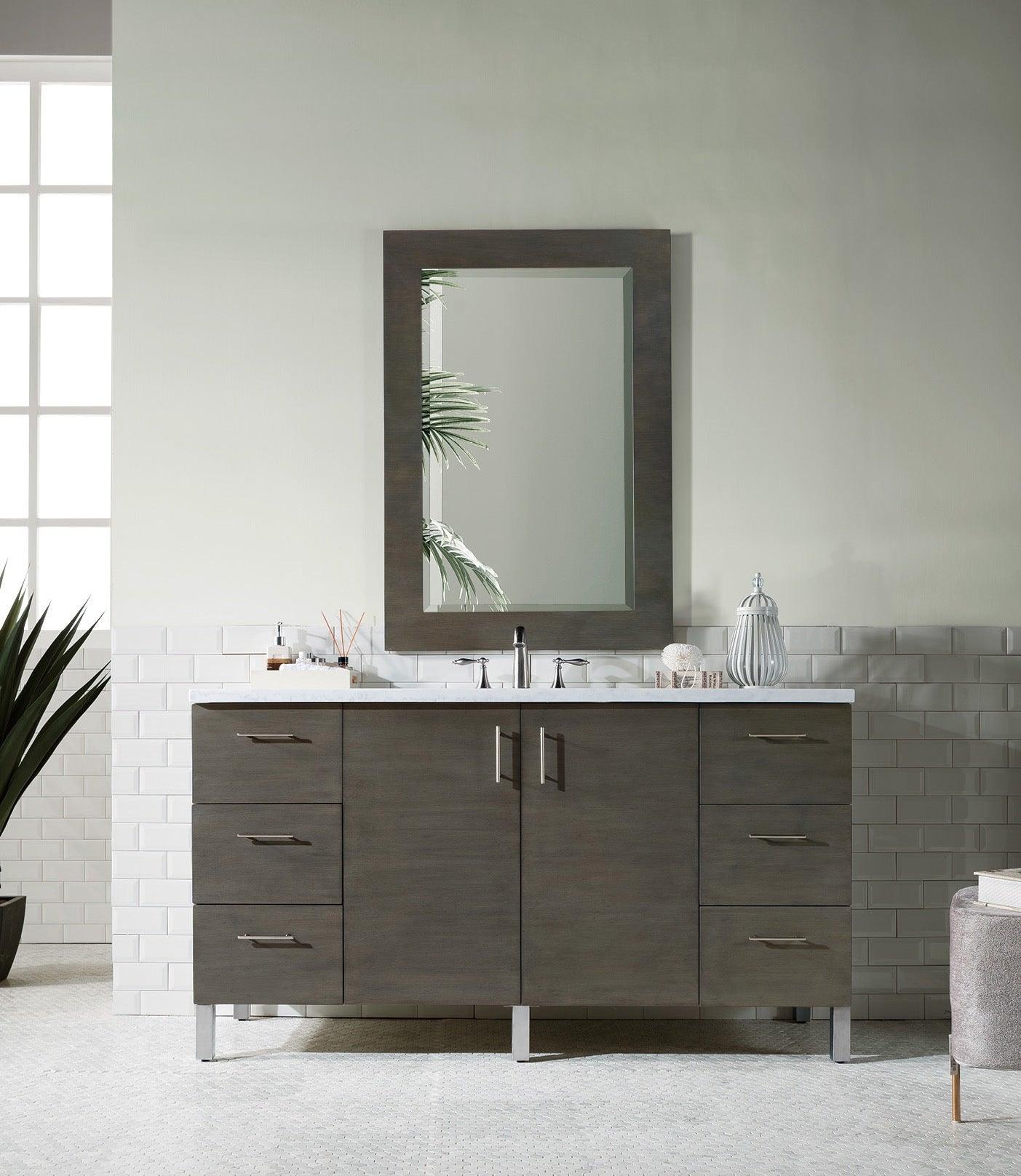 Metropolitan 60" Single Vanity - NJ Artisan Cabinets