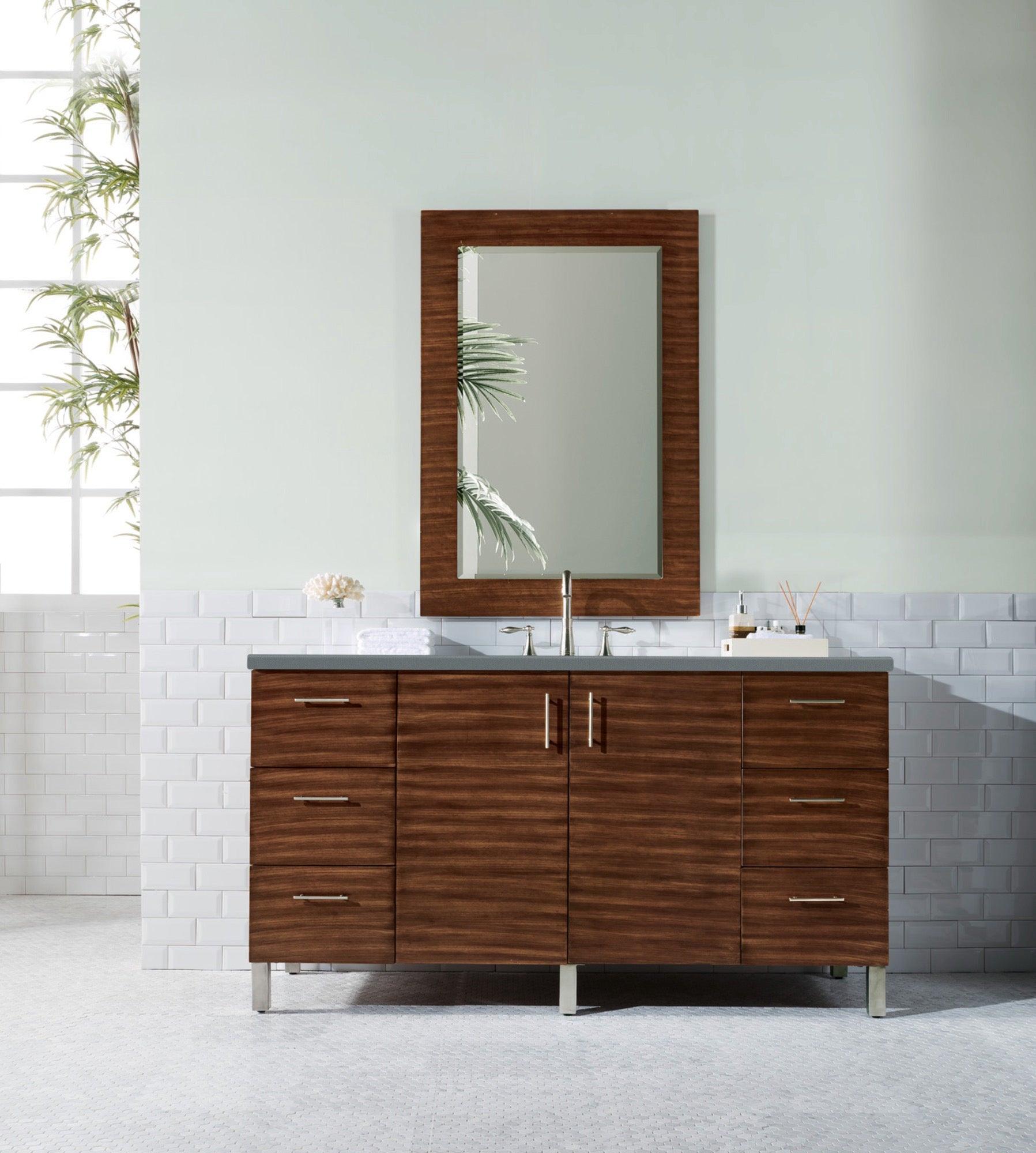 Metropolitan 60" Single Vanity - NJ Artisan Cabinets