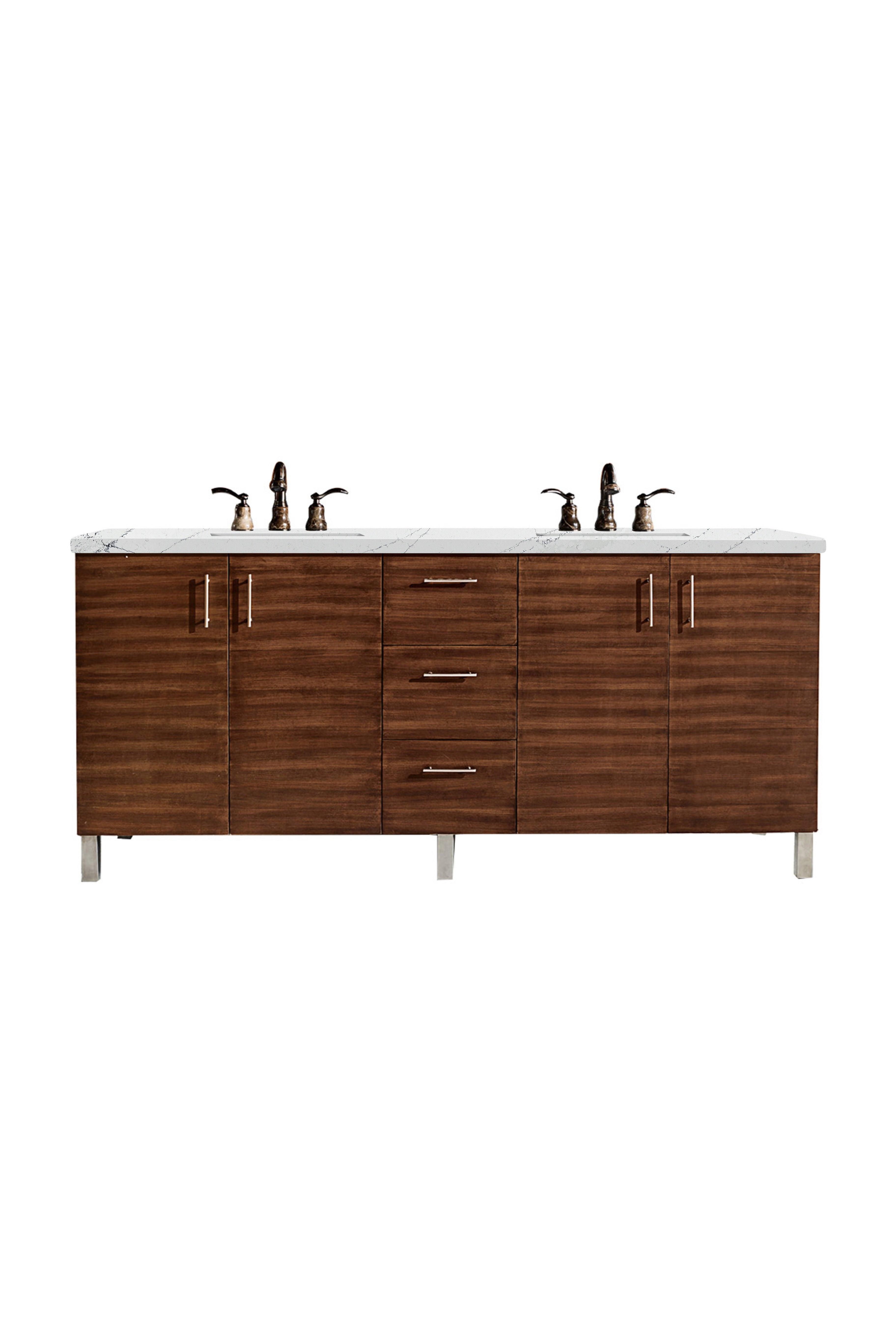 Metropolitan 72" Double Vanity - NJ Artisan Cabinets