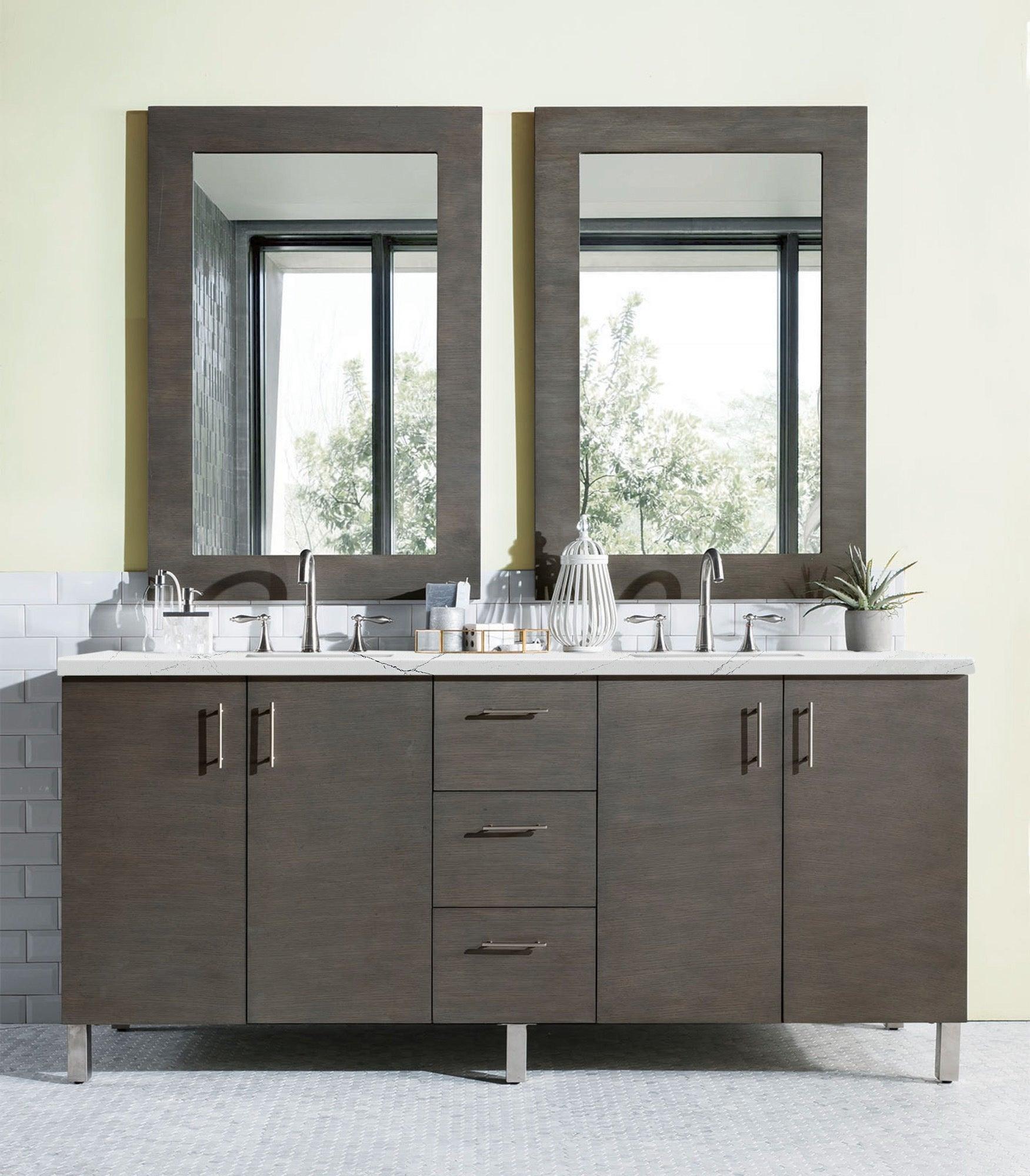 Metropolitan 72" Double Vanity - NJ Artisan Cabinets