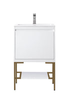 Milan 23.6" Single Vanity - NJ Artisan Cabinets