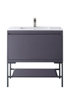 Milan 35.4" Single Vanity - NJ Artisan Cabinets