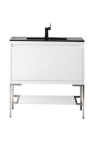 Milan 35.4" Single Vanity - NJ Artisan Cabinets