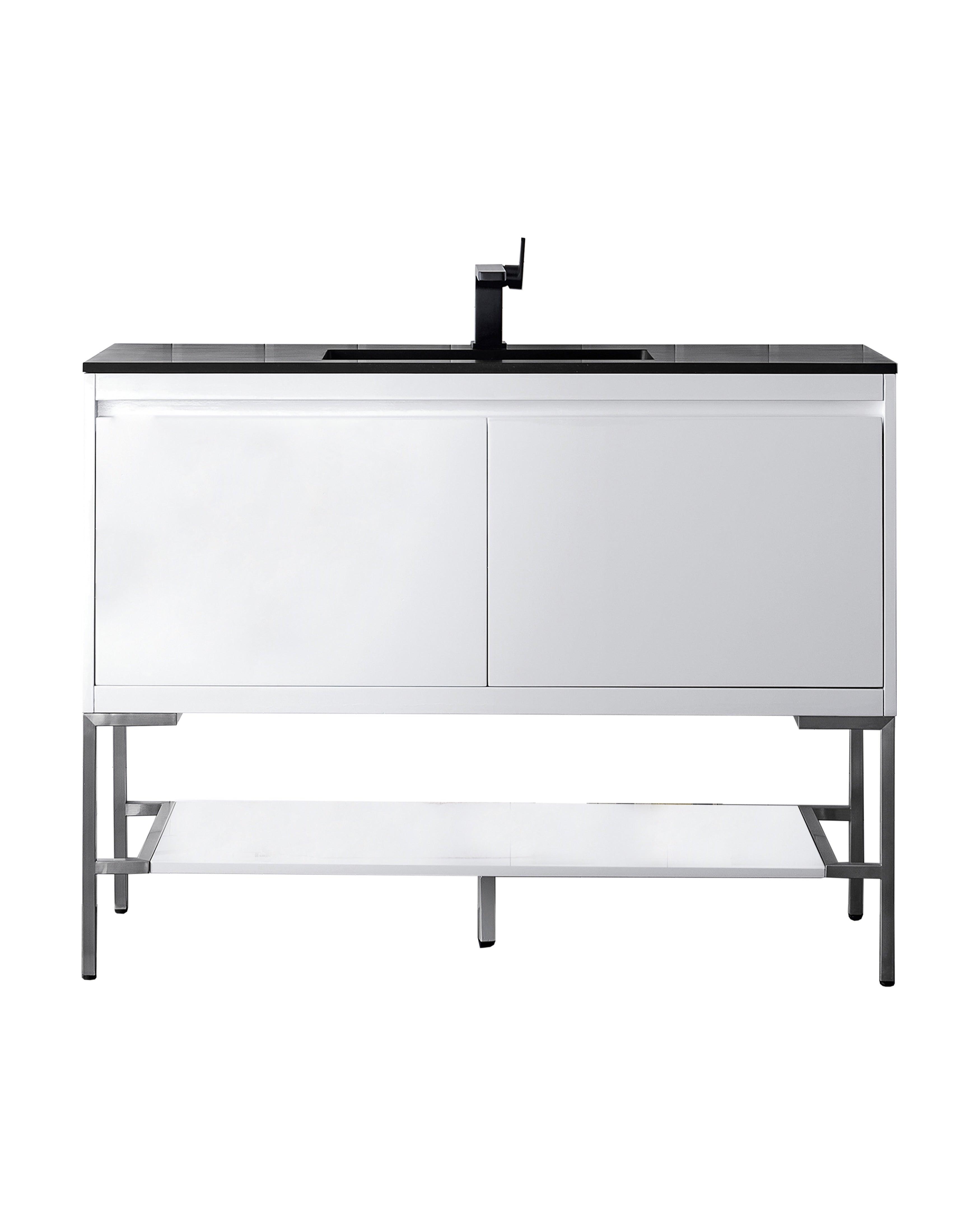 Milan 47.3" Single Vanity - NJ Artisan Cabinets