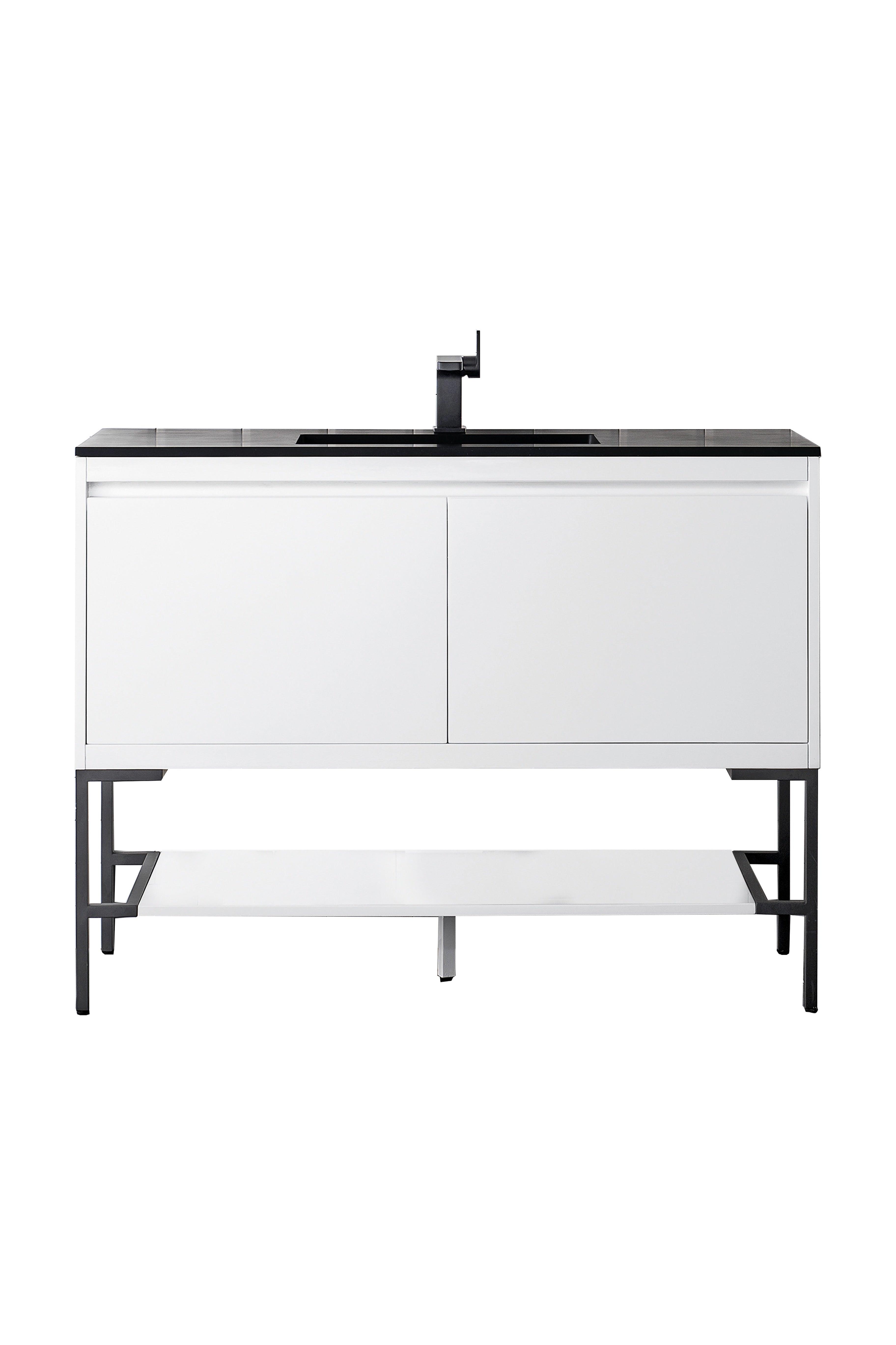 Milan 47.3" Single Vanity - NJ Artisan Cabinets