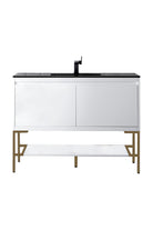 Milan 47.3" Single Vanity - NJ Artisan Cabinets