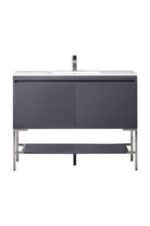 Milan 47.3" Single Vanity - NJ Artisan Cabinets