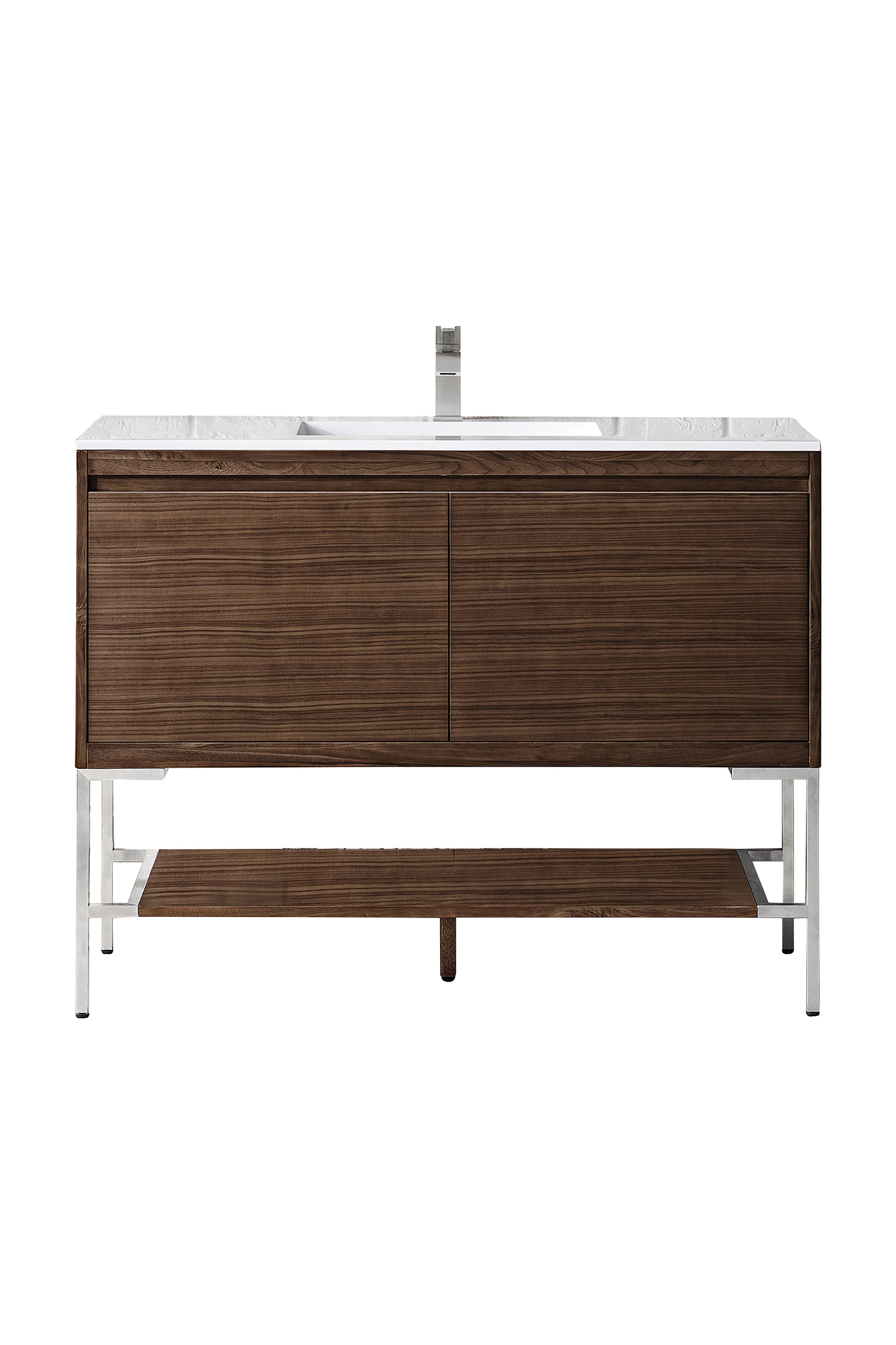 Milan 47.3" Single Vanity - NJ Artisan Cabinets