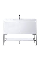 Milan 47.3" Single Vanity - NJ Artisan Cabinets