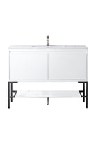 Milan 47.3" Single Vanity - NJ Artisan Cabinets