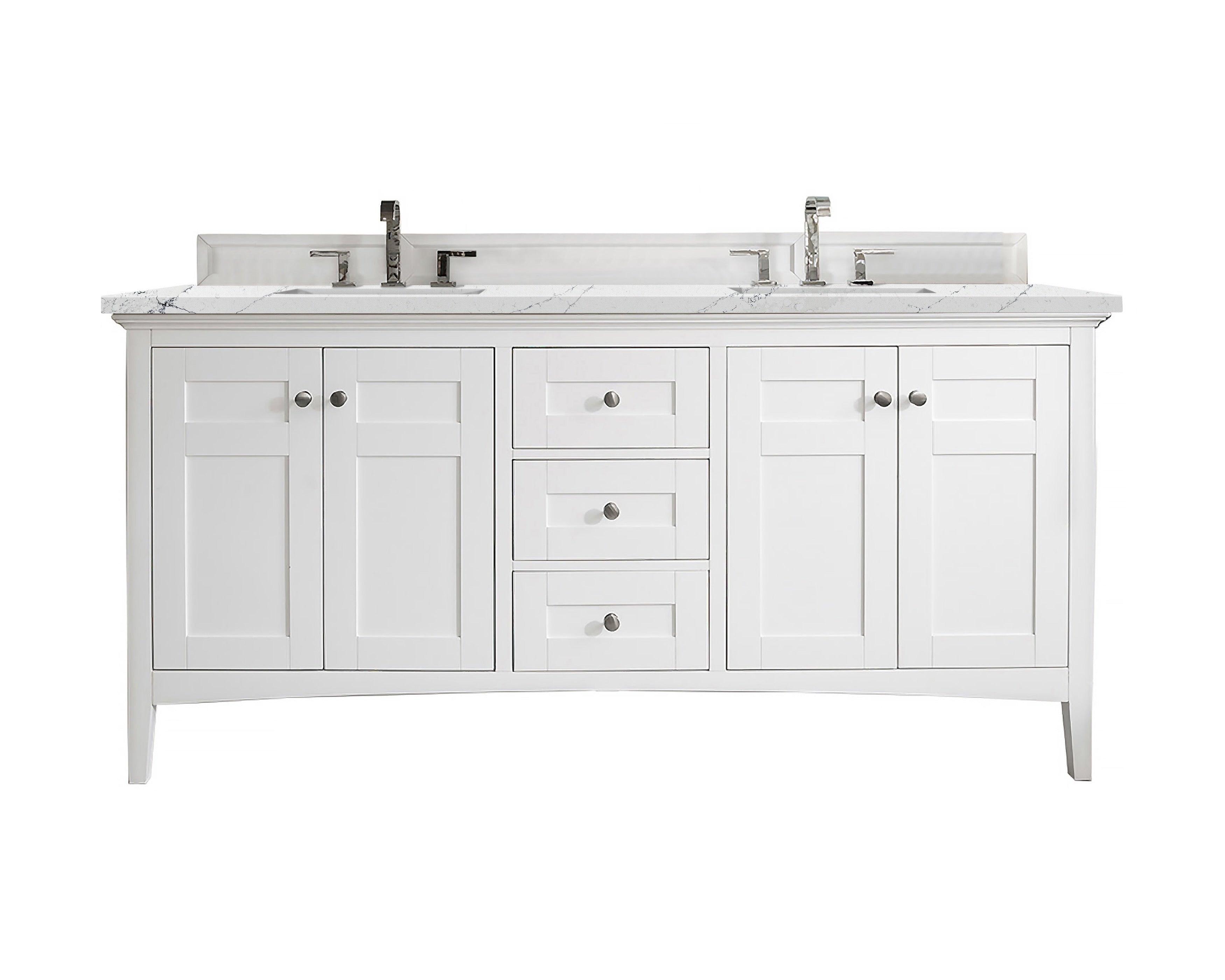 Palisades 72" Double Vanity - NJ Artisan Cabinets