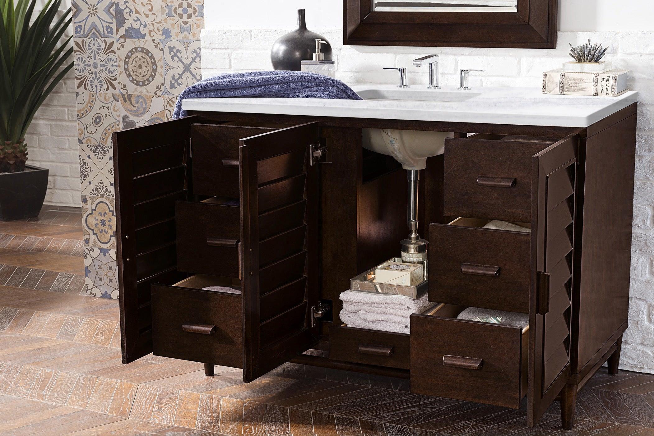 Portland 48" Single Vanity - NJ Artisan Cabinets