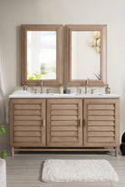 Portland 60" Double Vanity - NJ Artisan Cabinets