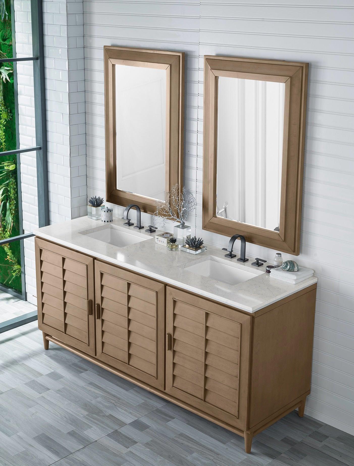 Portland 72" Double Vanity - NJ Artisan Cabinets