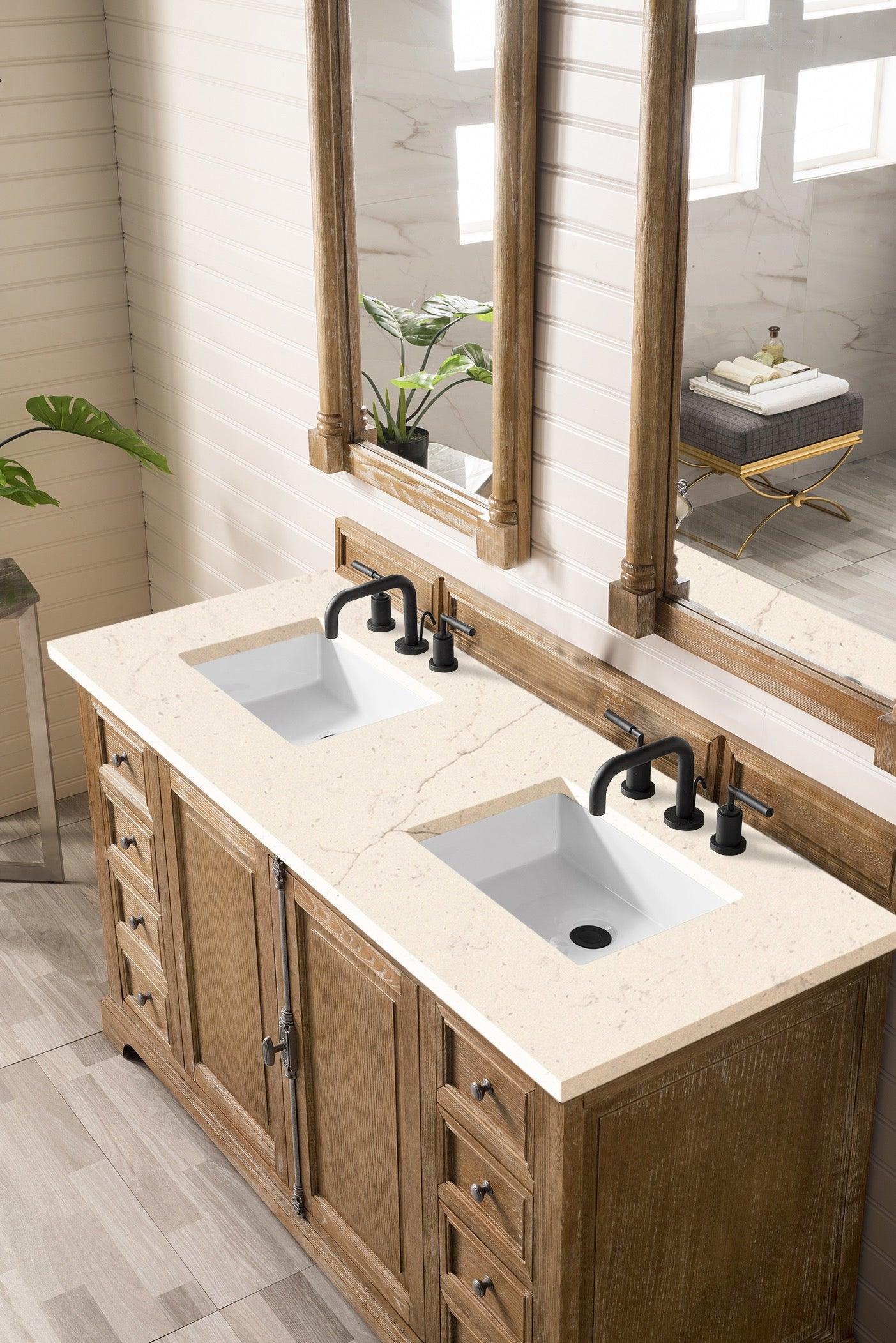 Providence 60" Double Vanity - NJ Artisan Cabinets