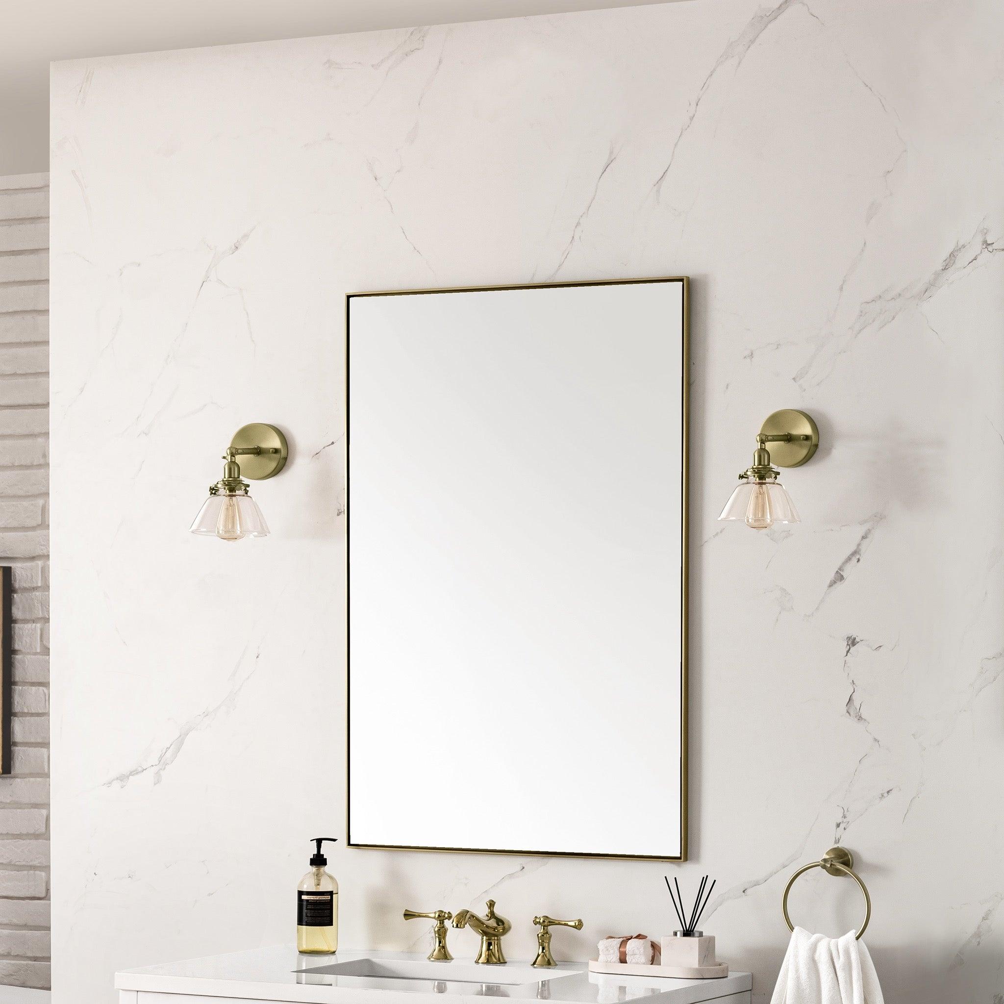 Rohe 26" Rectangular Mirror - NJ Artisan Cabinets