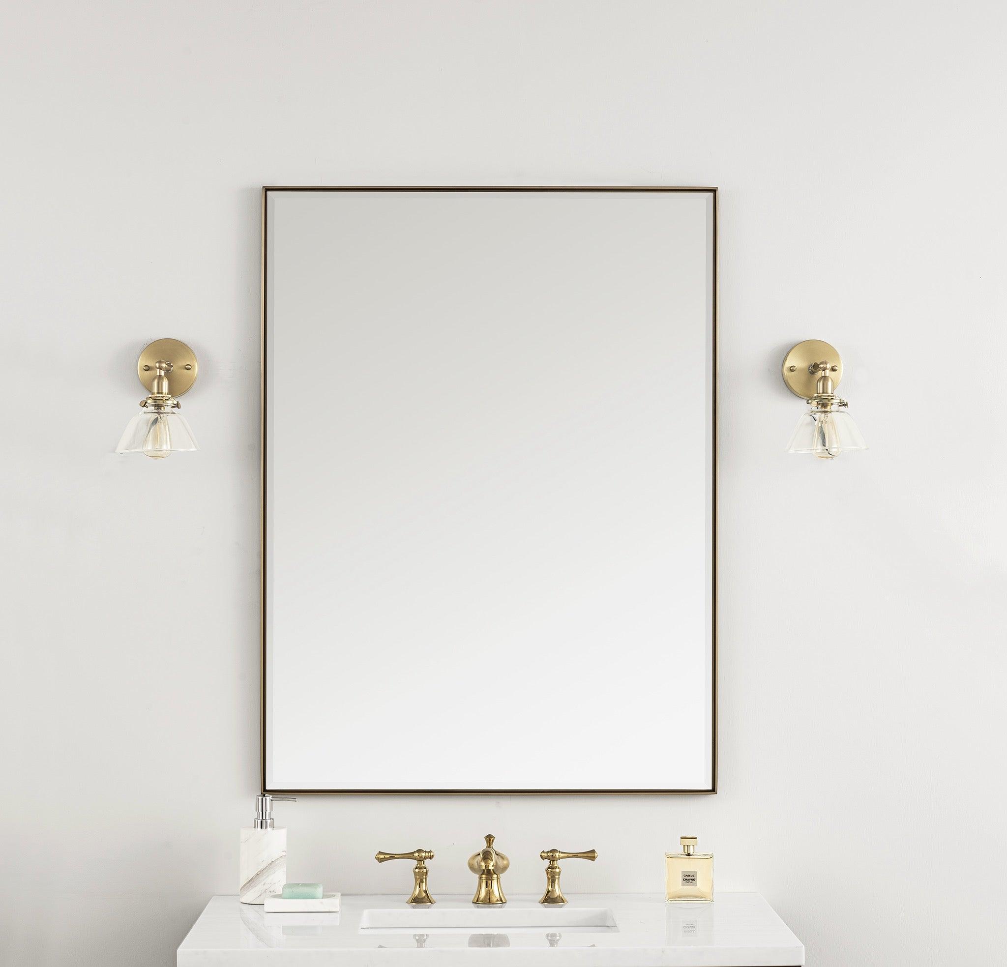 Rohe 30" Rectangular Mirror - NJ Artisan Cabinets