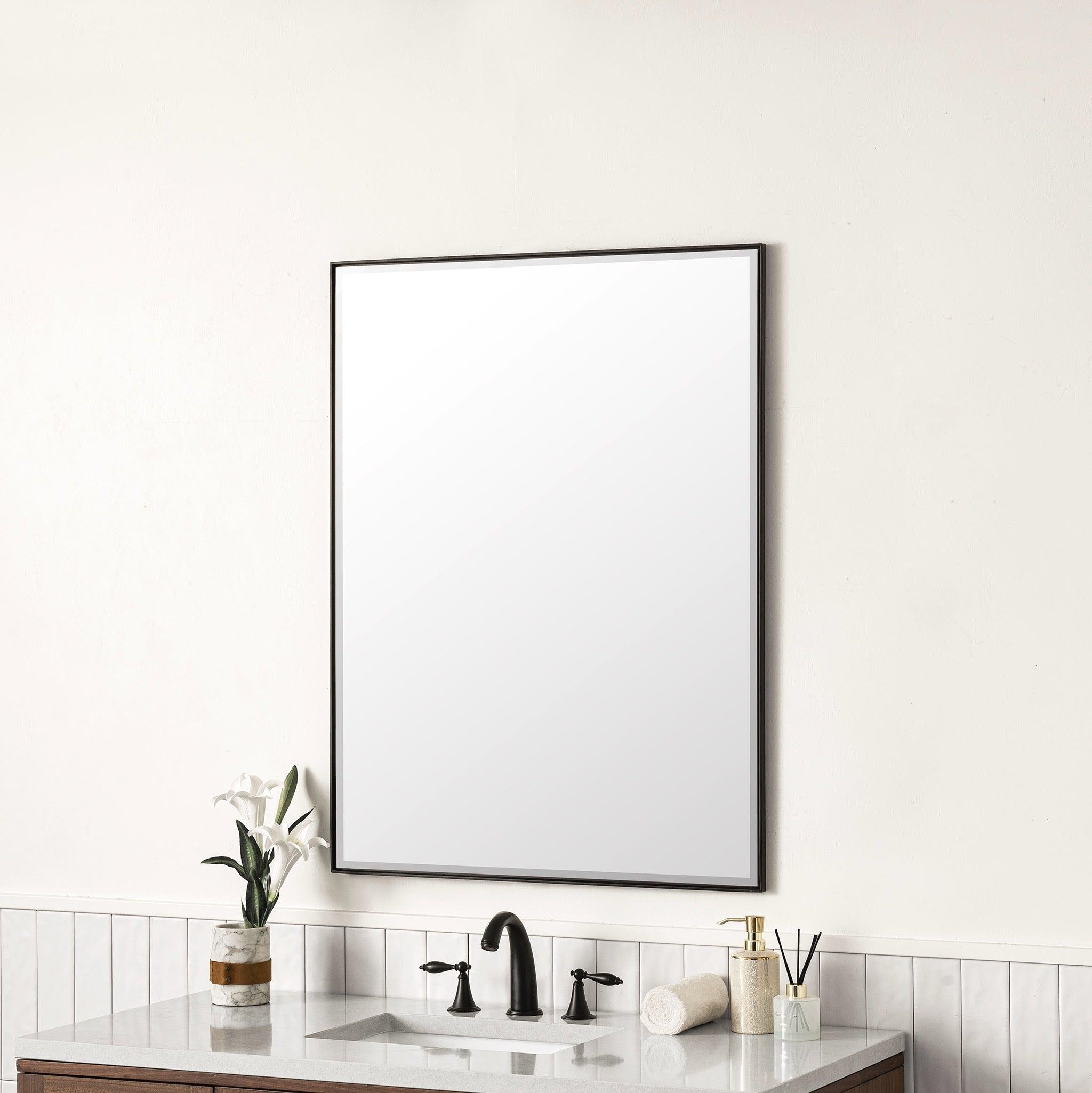 Rohe 30" Rectangular Mirror - NJ Artisan Cabinets