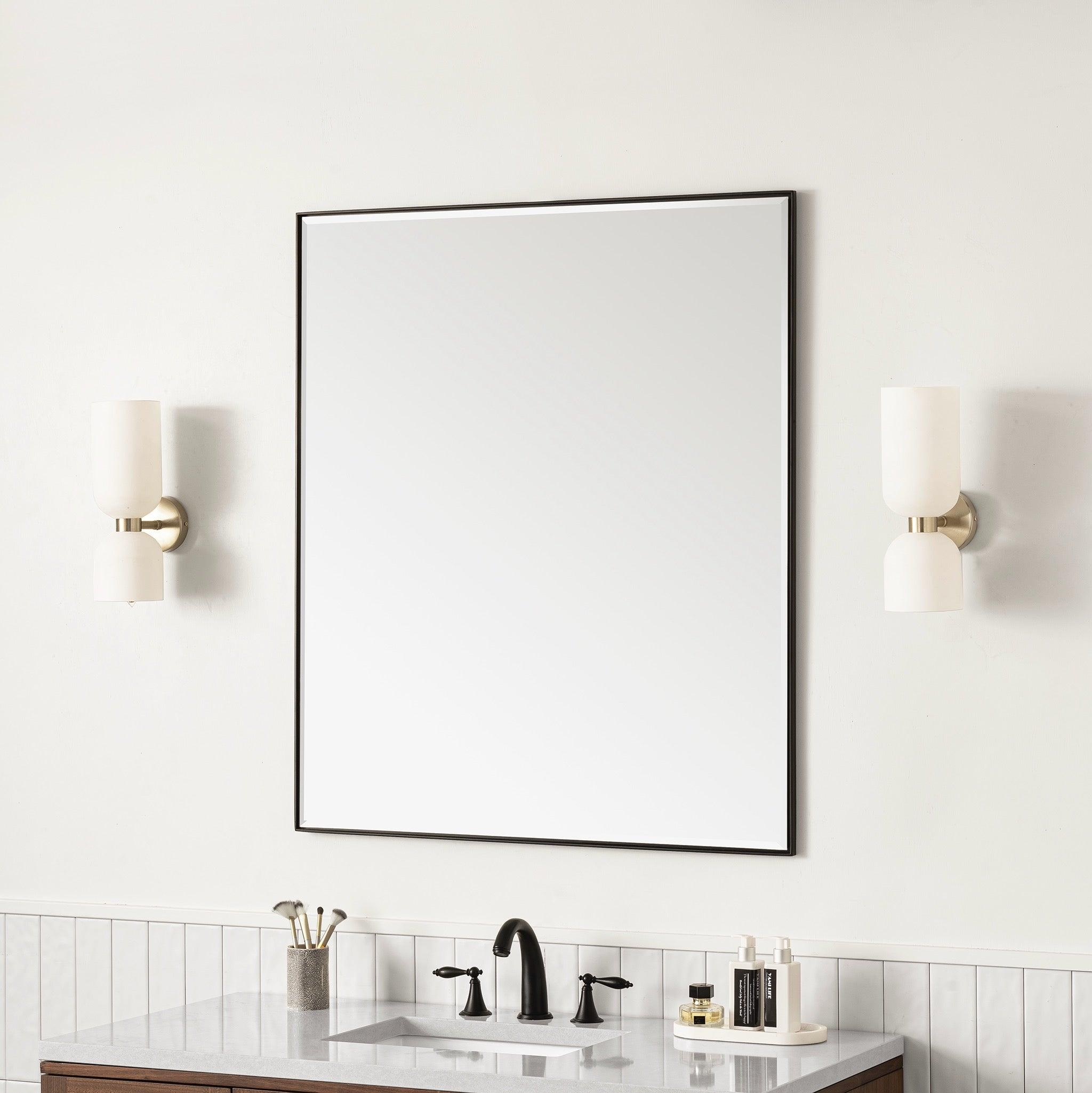 Rohe 36" Rectangular Mirror - NJ Artisan Cabinets