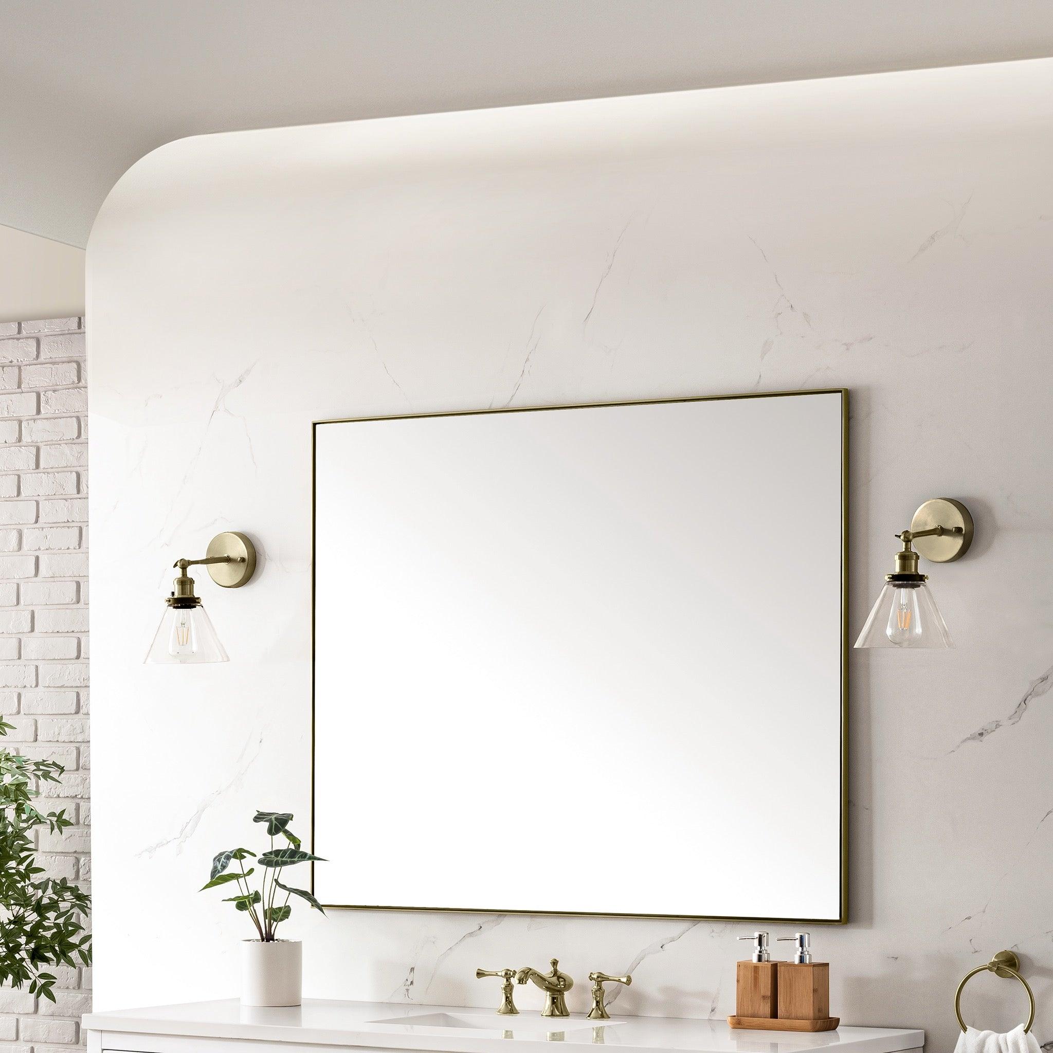 Rohe 48" Rectangular Mirror - NJ Artisan Cabinets