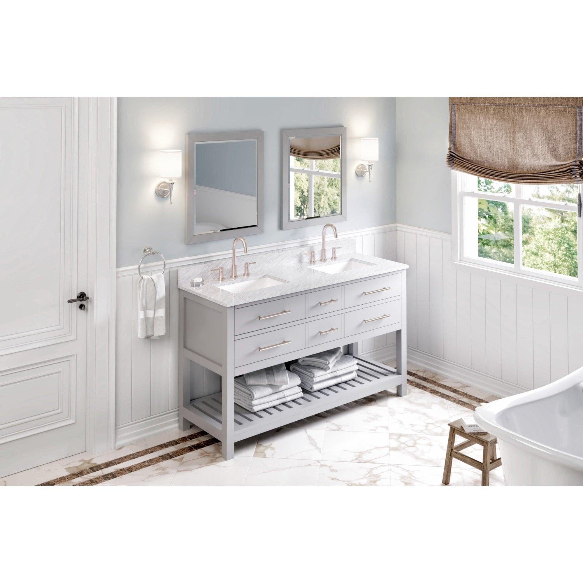 Jeffrey Alexander Wavecrest 60" Double Vanity Wavecrest 60" Double Vanity - undefined